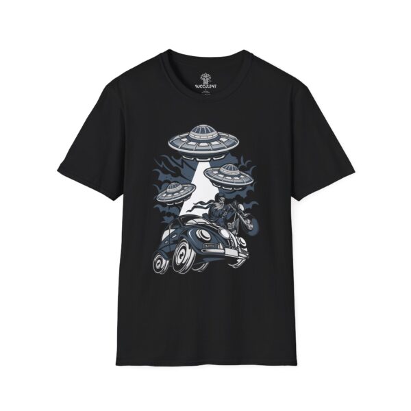 UFO Abduction T-Shirt | Alien Spaceships Illustration